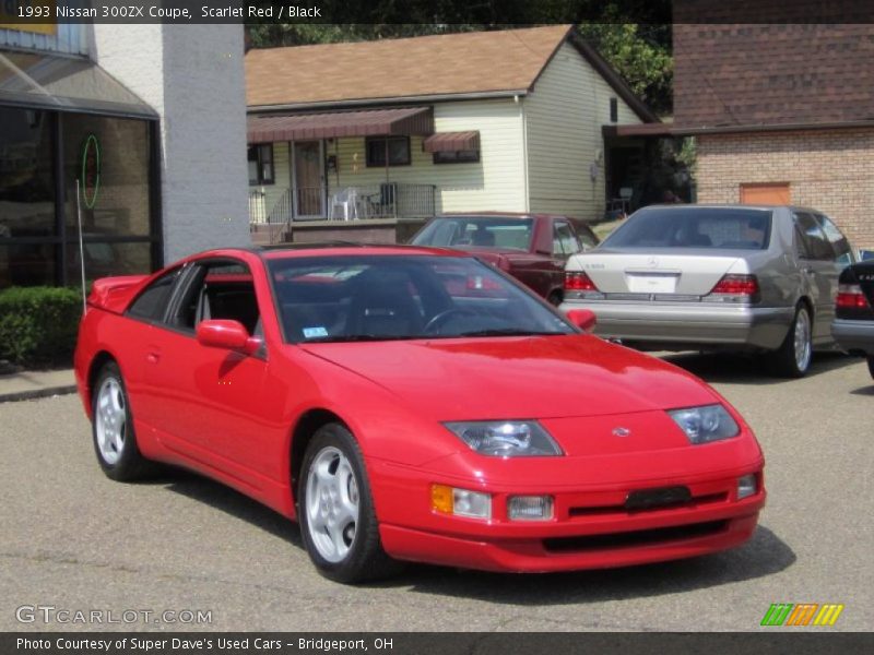 Scarlet Red / Black 1993 Nissan 300ZX Coupe