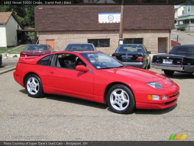 Scarlet Red / Black 1993 Nissan 300ZX Coupe