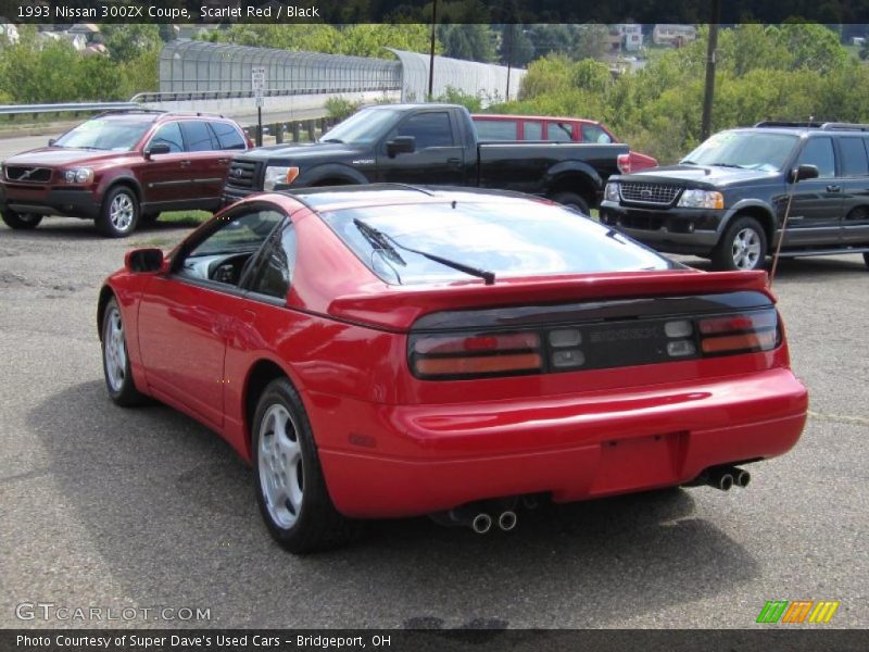 Scarlet Red / Black 1993 Nissan 300ZX Coupe