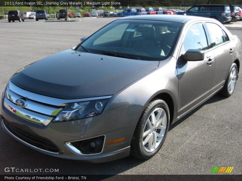 Sterling Grey Metallic / Medium Light Stone 2011 Ford Fusion SEL