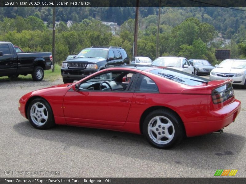 Scarlet Red / Black 1993 Nissan 300ZX Coupe