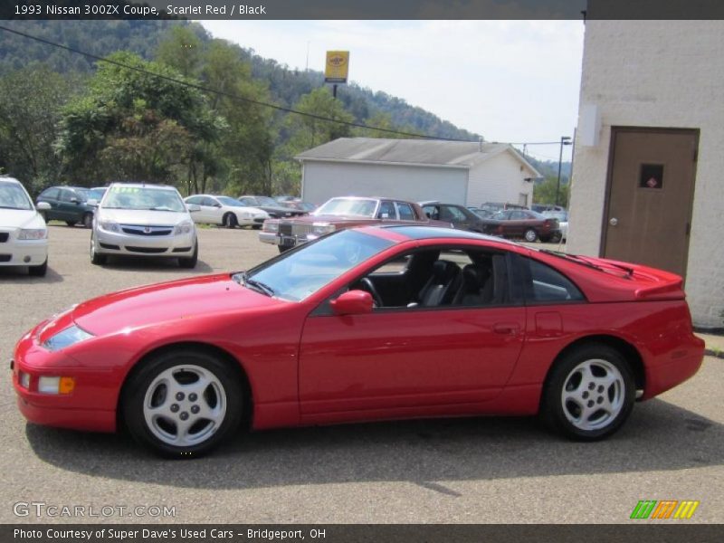 Scarlet Red / Black 1993 Nissan 300ZX Coupe