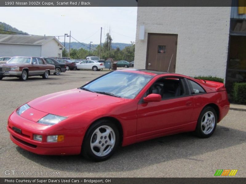 Scarlet Red / Black 1993 Nissan 300ZX Coupe
