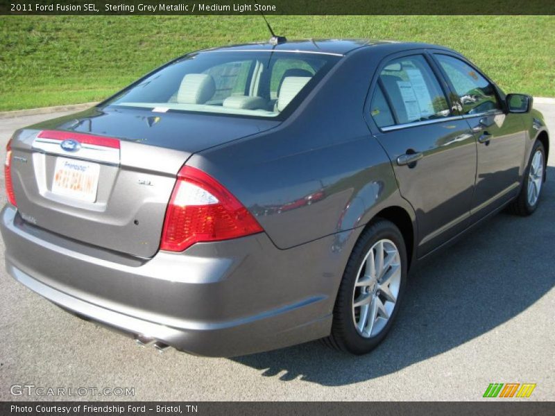 Sterling Grey Metallic / Medium Light Stone 2011 Ford Fusion SEL