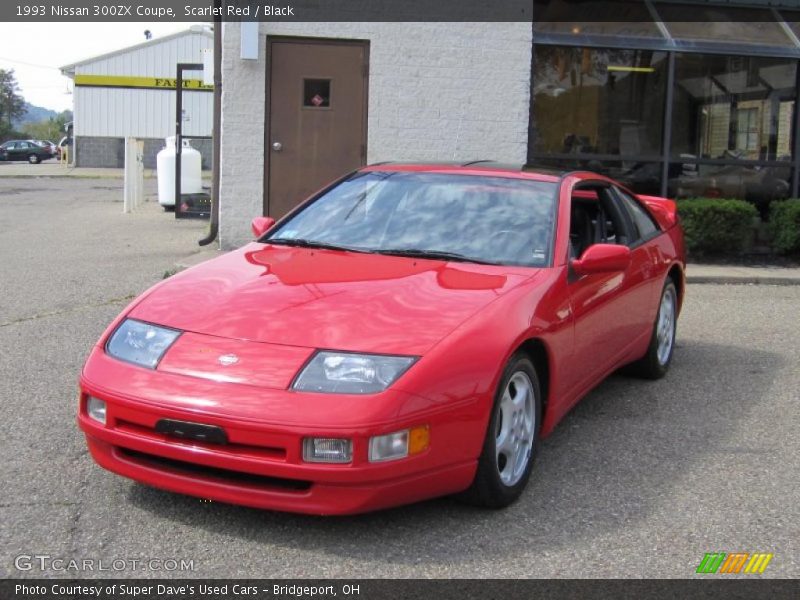 Scarlet Red / Black 1993 Nissan 300ZX Coupe