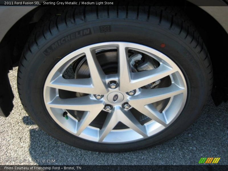 Sterling Grey Metallic / Medium Light Stone 2011 Ford Fusion SEL