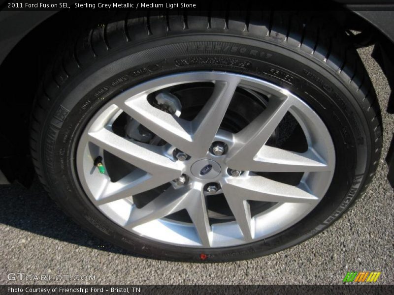 Sterling Grey Metallic / Medium Light Stone 2011 Ford Fusion SEL