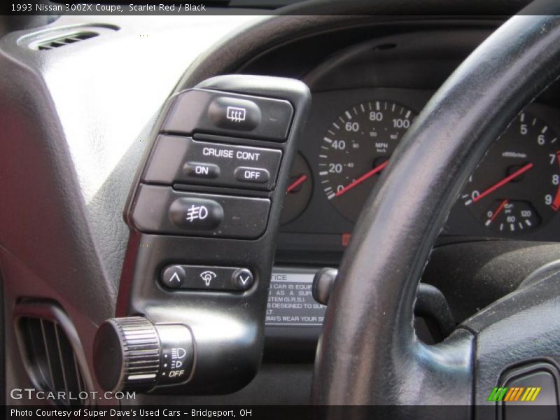Scarlet Red / Black 1993 Nissan 300ZX Coupe