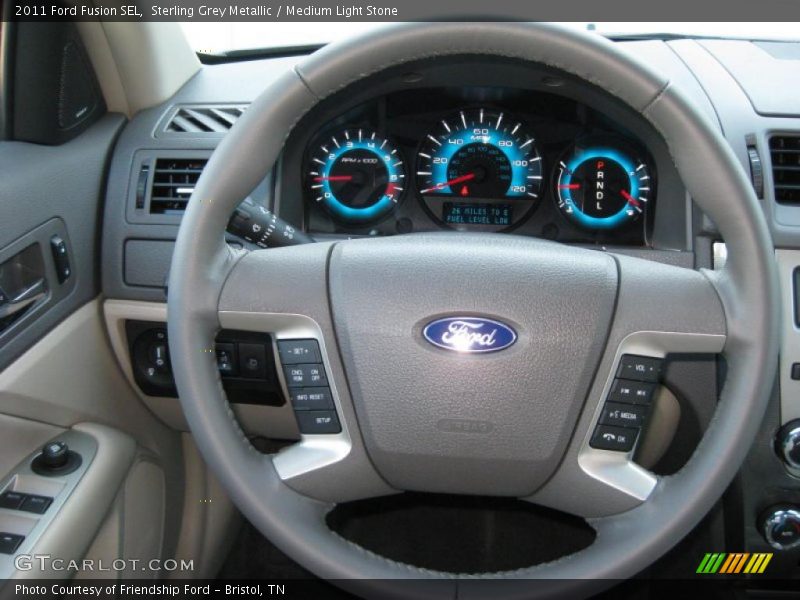 Sterling Grey Metallic / Medium Light Stone 2011 Ford Fusion SEL
