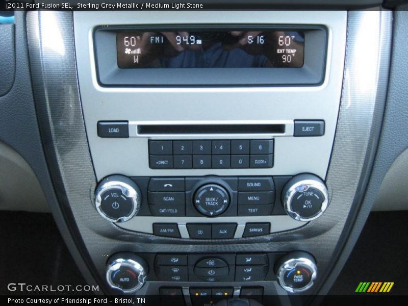 Sterling Grey Metallic / Medium Light Stone 2011 Ford Fusion SEL