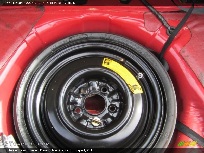Scarlet Red / Black 1993 Nissan 300ZX Coupe