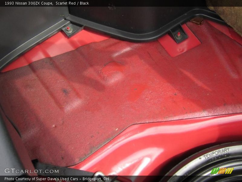 Scarlet Red / Black 1993 Nissan 300ZX Coupe