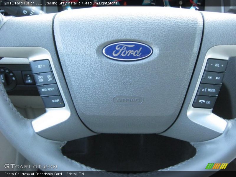 Sterling Grey Metallic / Medium Light Stone 2011 Ford Fusion SEL