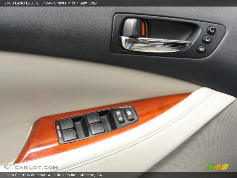 Smoky Granite Mica / Light Gray 2008 Lexus ES 350