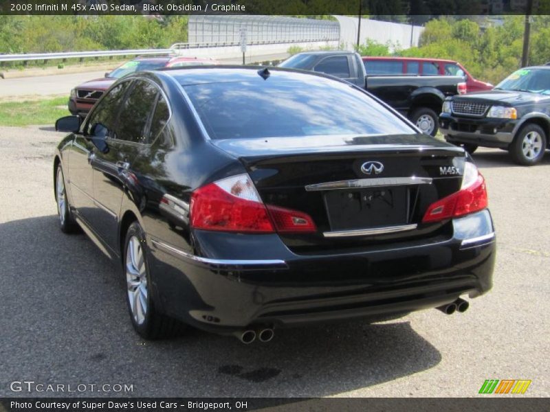 Black Obsidian / Graphite 2008 Infiniti M 45x AWD Sedan