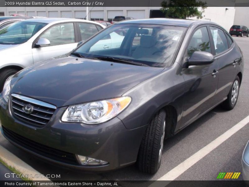 Carbon Gray / Gray 2009 Hyundai Elantra GLS Sedan
