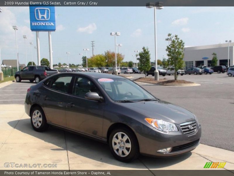 Carbon Gray / Gray 2009 Hyundai Elantra GLS Sedan
