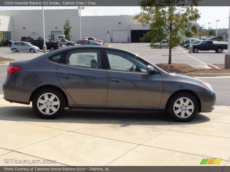 Carbon Gray / Gray 2009 Hyundai Elantra GLS Sedan