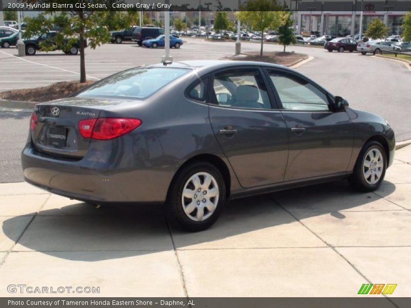 Carbon Gray / Gray 2009 Hyundai Elantra GLS Sedan