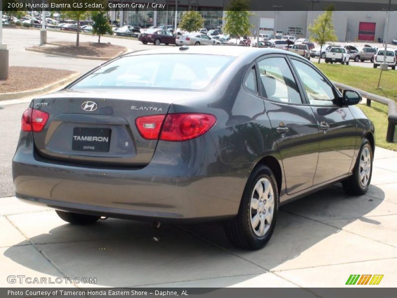 Carbon Gray / Gray 2009 Hyundai Elantra GLS Sedan