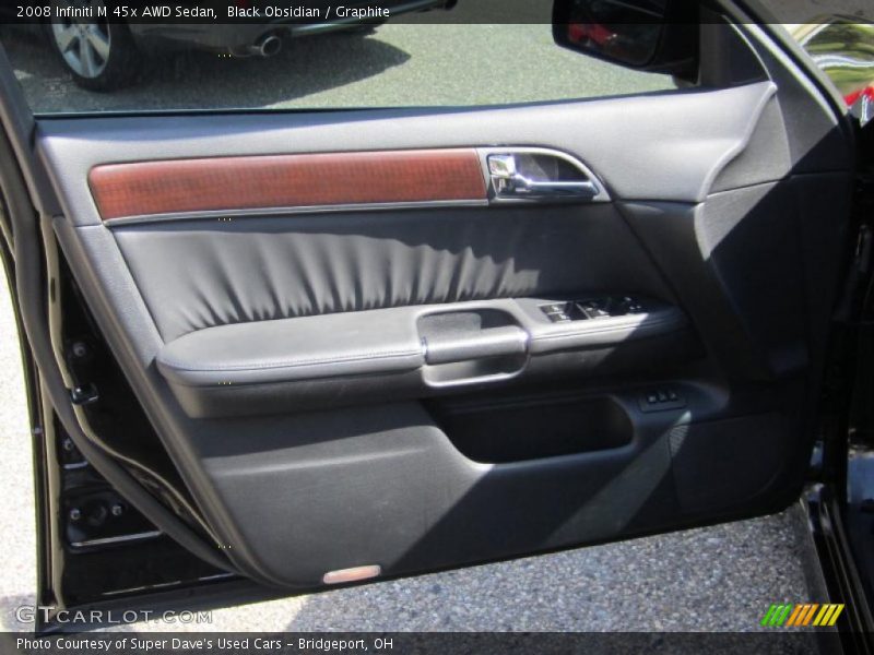 Black Obsidian / Graphite 2008 Infiniti M 45x AWD Sedan