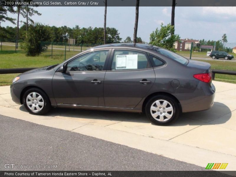 Carbon Gray / Gray 2009 Hyundai Elantra GLS Sedan