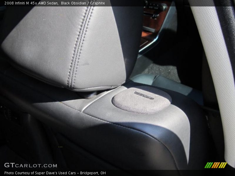 Black Obsidian / Graphite 2008 Infiniti M 45x AWD Sedan
