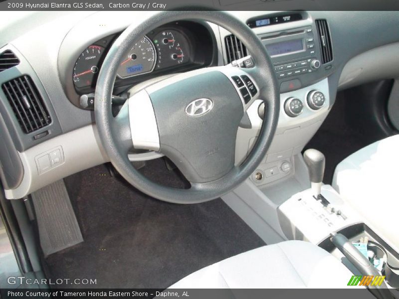 Carbon Gray / Gray 2009 Hyundai Elantra GLS Sedan