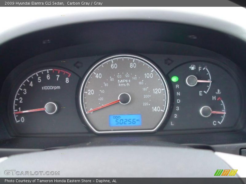 Carbon Gray / Gray 2009 Hyundai Elantra GLS Sedan