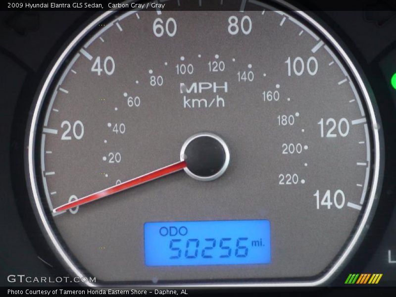 Carbon Gray / Gray 2009 Hyundai Elantra GLS Sedan