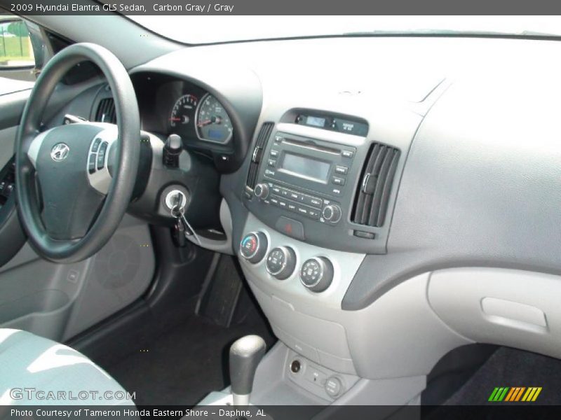 Carbon Gray / Gray 2009 Hyundai Elantra GLS Sedan