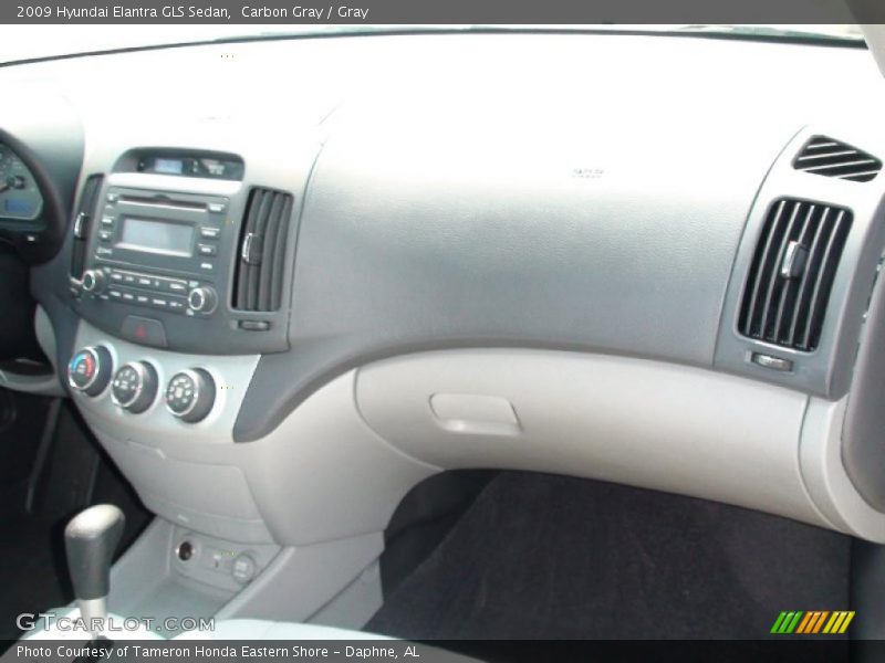 Carbon Gray / Gray 2009 Hyundai Elantra GLS Sedan