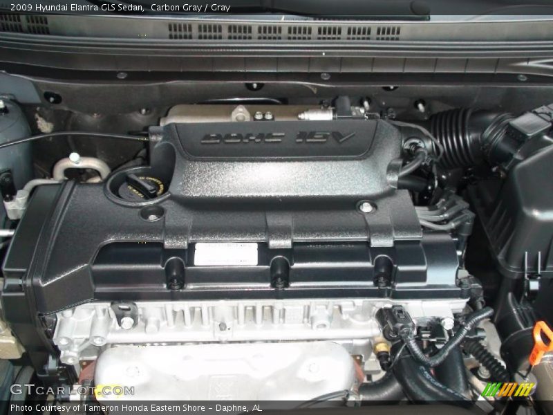 Carbon Gray / Gray 2009 Hyundai Elantra GLS Sedan