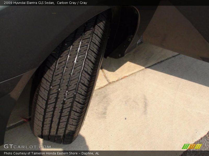 Carbon Gray / Gray 2009 Hyundai Elantra GLS Sedan