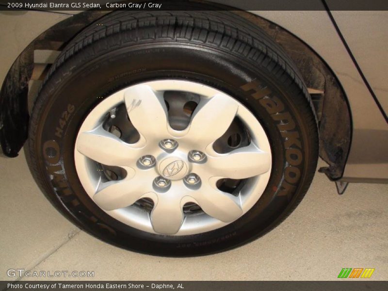 Carbon Gray / Gray 2009 Hyundai Elantra GLS Sedan