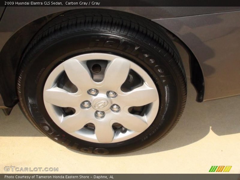 Carbon Gray / Gray 2009 Hyundai Elantra GLS Sedan