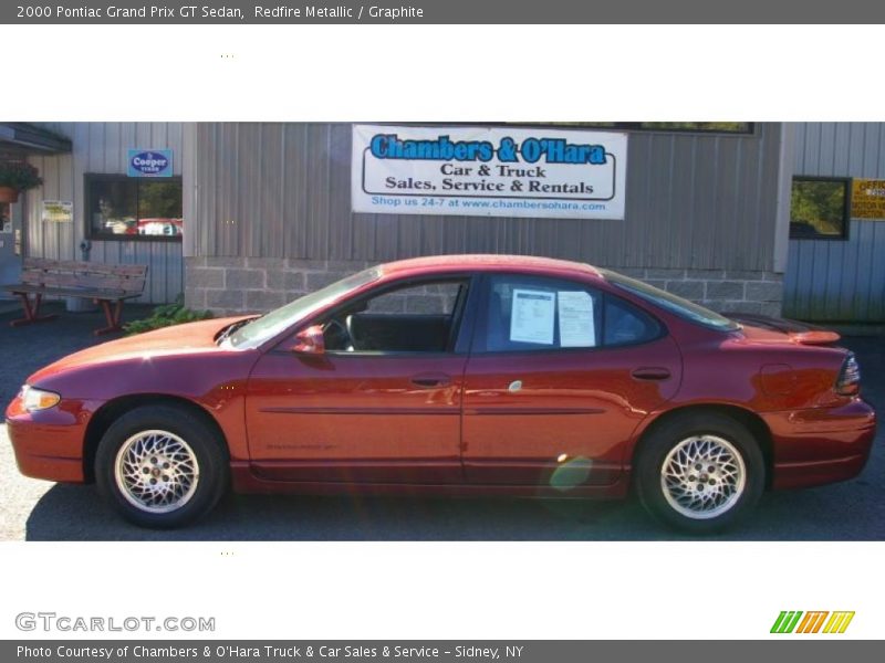 Redfire Metallic / Graphite 2000 Pontiac Grand Prix GT Sedan
