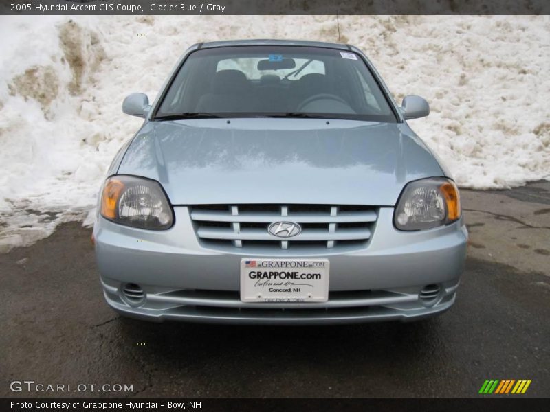 Glacier Blue / Gray 2005 Hyundai Accent GLS Coupe