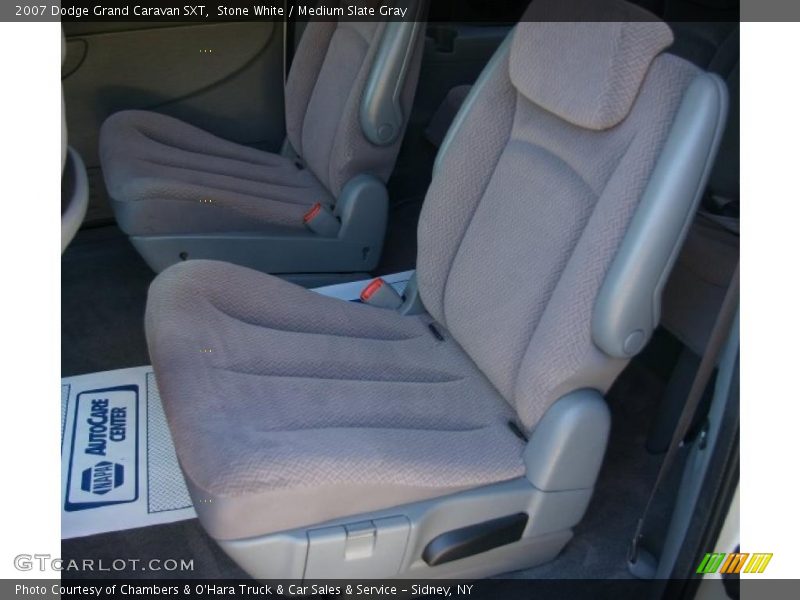 Stone White / Medium Slate Gray 2007 Dodge Grand Caravan SXT
