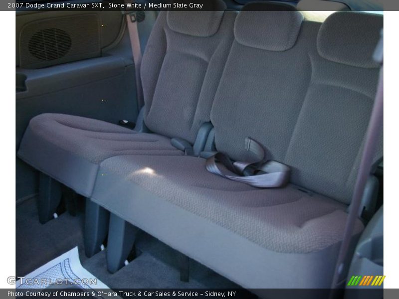 Stone White / Medium Slate Gray 2007 Dodge Grand Caravan SXT