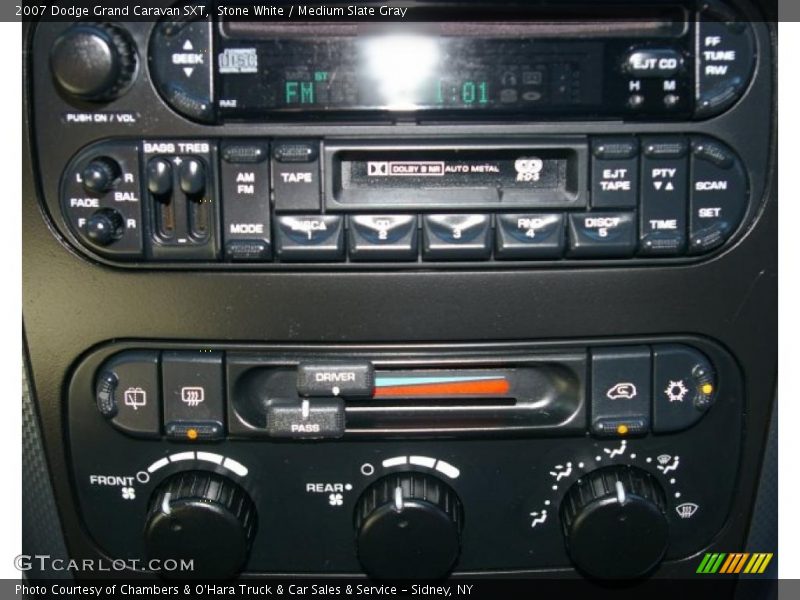 Stone White / Medium Slate Gray 2007 Dodge Grand Caravan SXT