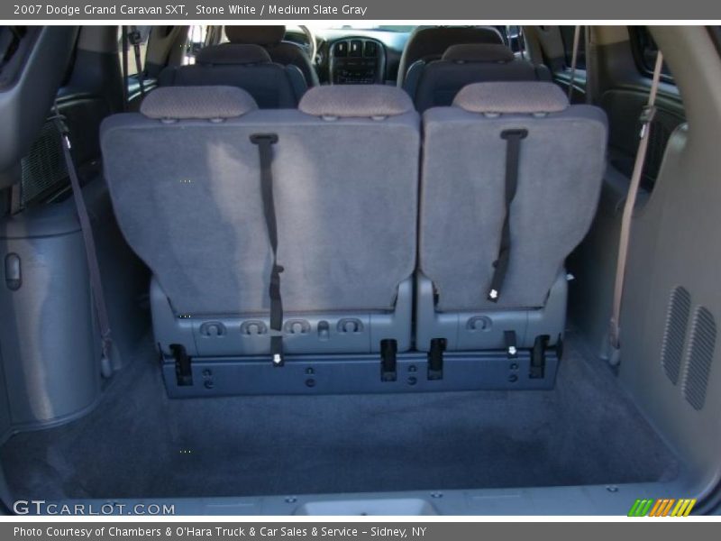 Stone White / Medium Slate Gray 2007 Dodge Grand Caravan SXT