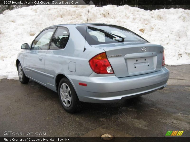 Glacier Blue / Gray 2005 Hyundai Accent GLS Coupe