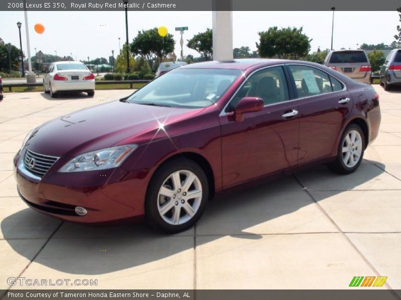 Royal Ruby Red Metallic / Cashmere 2008 Lexus ES 350