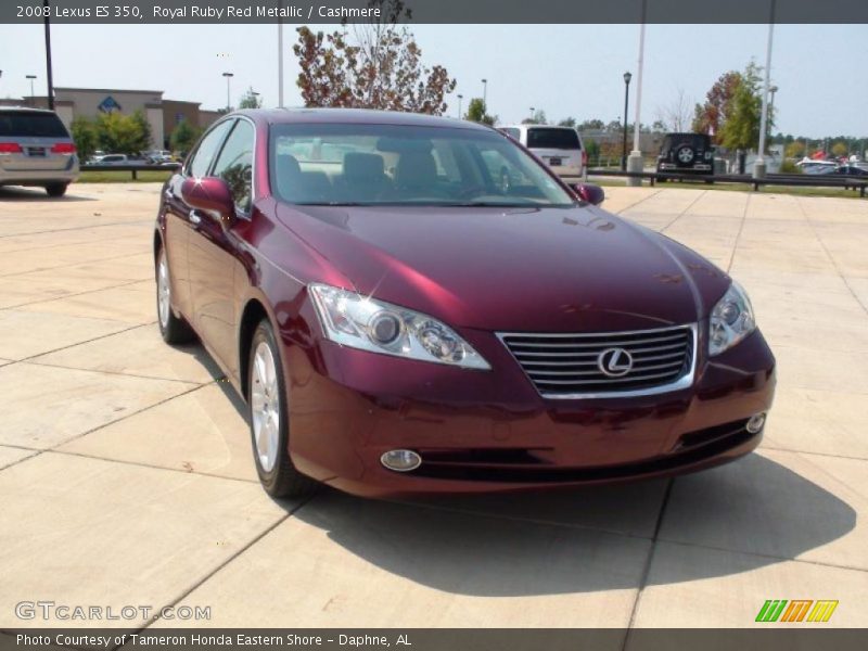 Royal Ruby Red Metallic / Cashmere 2008 Lexus ES 350