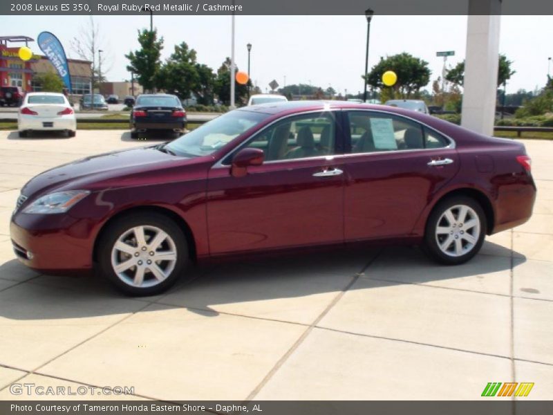 Royal Ruby Red Metallic / Cashmere 2008 Lexus ES 350