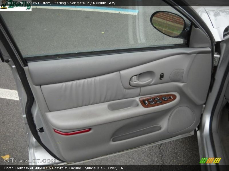 Sterling Silver Metallic / Medium Gray 2003 Buick Century Custom