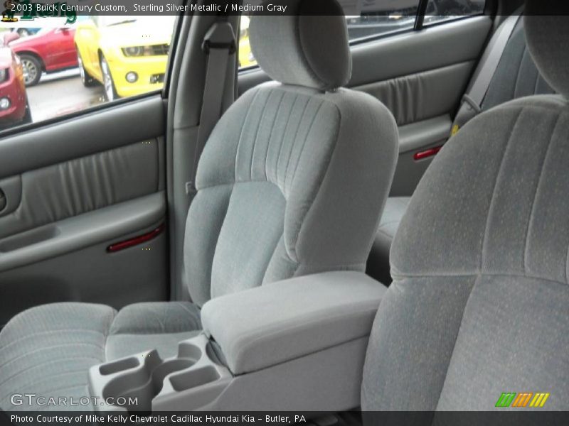 Sterling Silver Metallic / Medium Gray 2003 Buick Century Custom