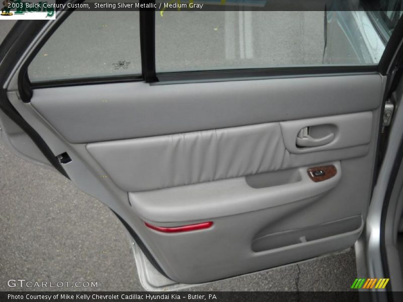 Sterling Silver Metallic / Medium Gray 2003 Buick Century Custom