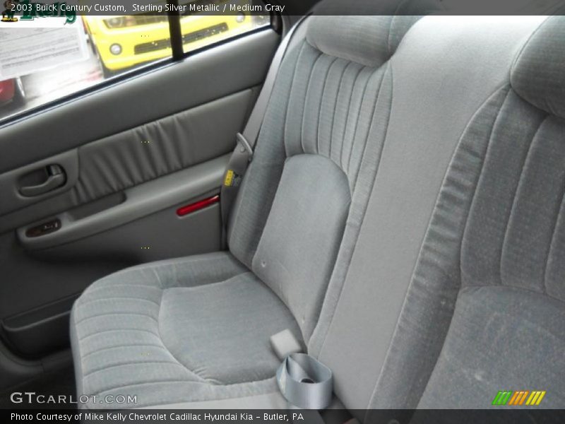 Sterling Silver Metallic / Medium Gray 2003 Buick Century Custom